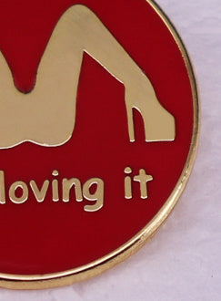 I Love It Funny Prank Brooch